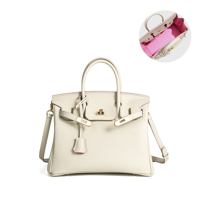 Women's Wax Line First Layer Cowhide Handmade Handbags