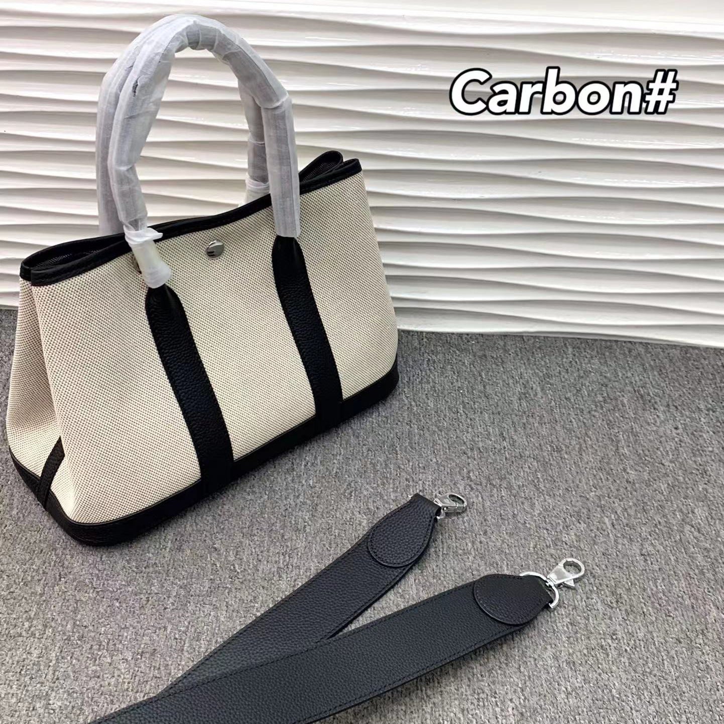 Commuter Canvas Garden Top Layer Cowhide Large Capacity Computer Handbags