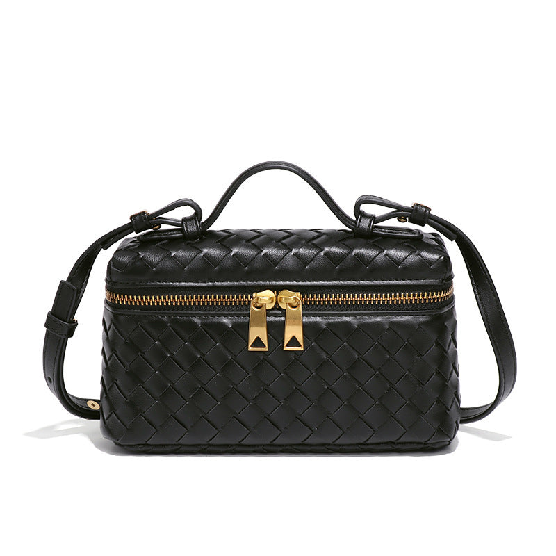 Niche Woven Practical Trendy Portable Box Handbags