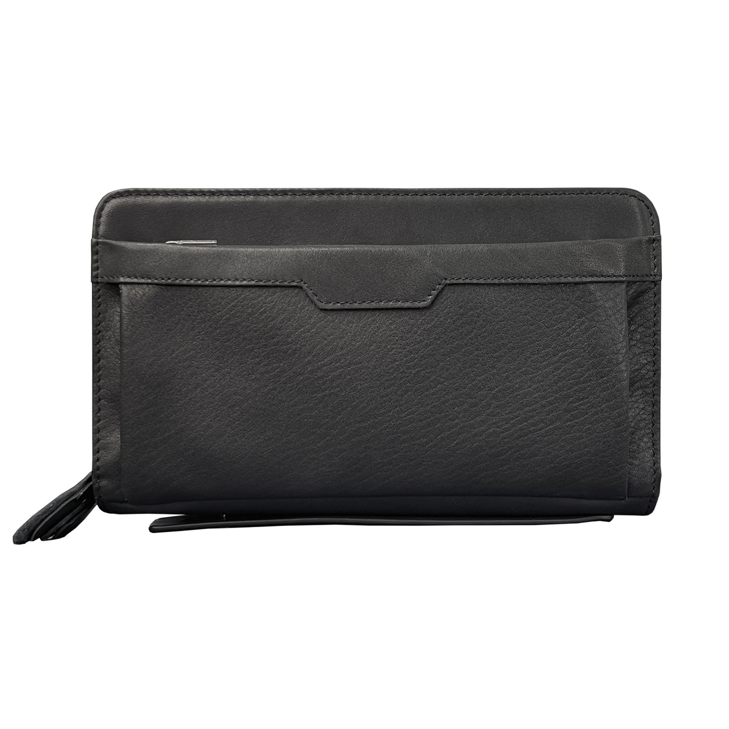 Men's Retro Business Long Oil Wax Leather Men's Wallets