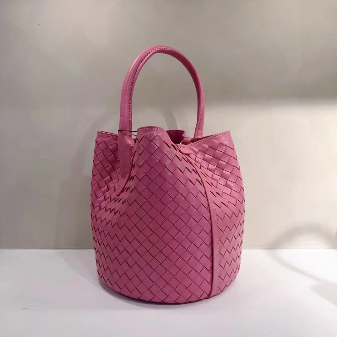 Woven Niche Texture Vegetable Basket Authentic Crossbody Bags
