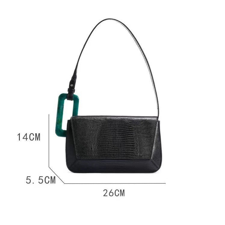 Women's Design Geometric Stitching High Sense Turkish Shoulder Bags