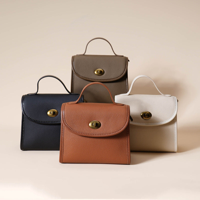Women's Trendy Genuine Leather Fashionable High-grade Portable Shoulder Bags