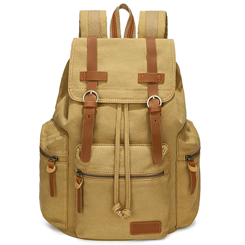 Vintage Canvas Computer Street Trendy Source Backpacks