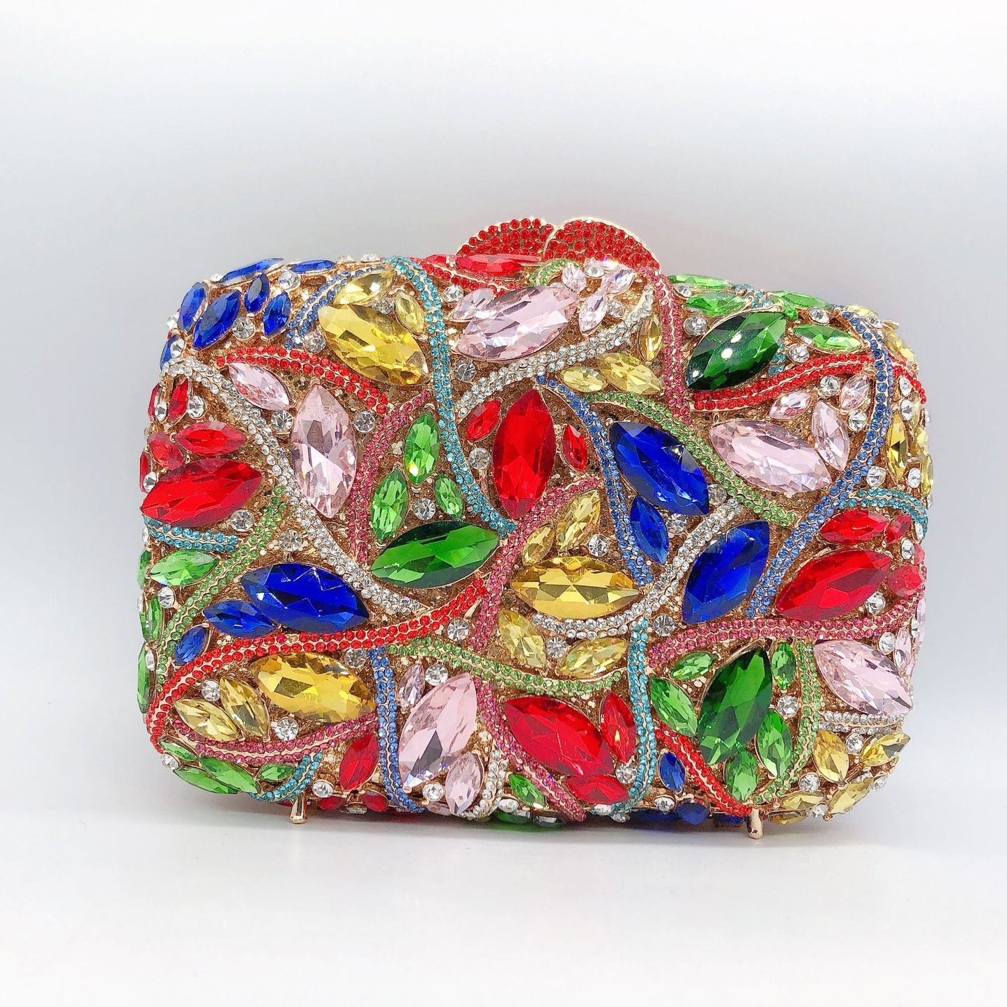 Women's Strictly Selected Diamond Banquet Clutch Glass Bags