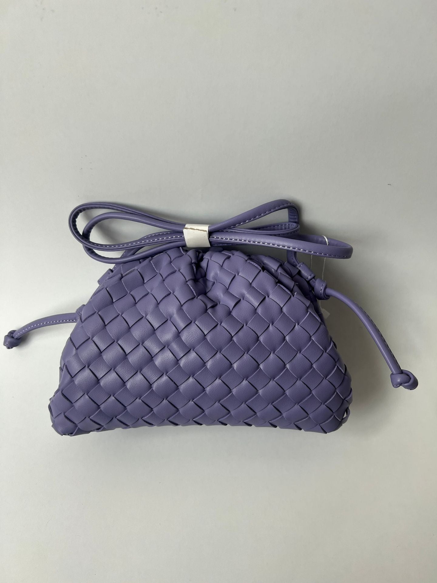 Women's Niche Woven Cloud Hand-held Soft Leather Dumpling Handbags