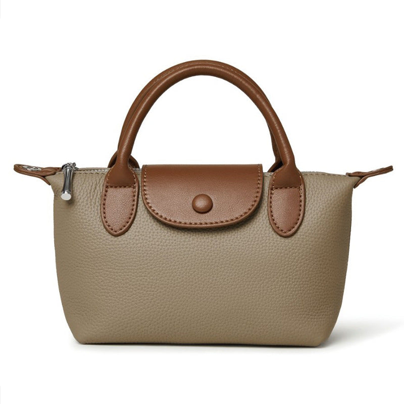 Women's Leather Dumpling First Layer Cowhide Shoulder Bags