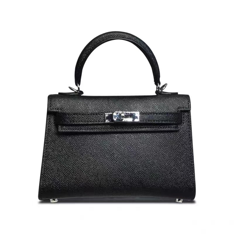 Women's Genuine Leather Second Generation Kelly Palm Print Handbags