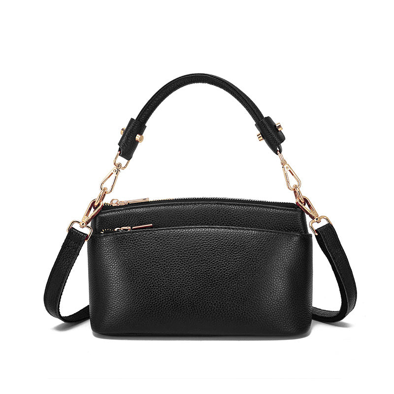 Women's Genuine Leather Commute Design Advanced Texture Shoulder Bags