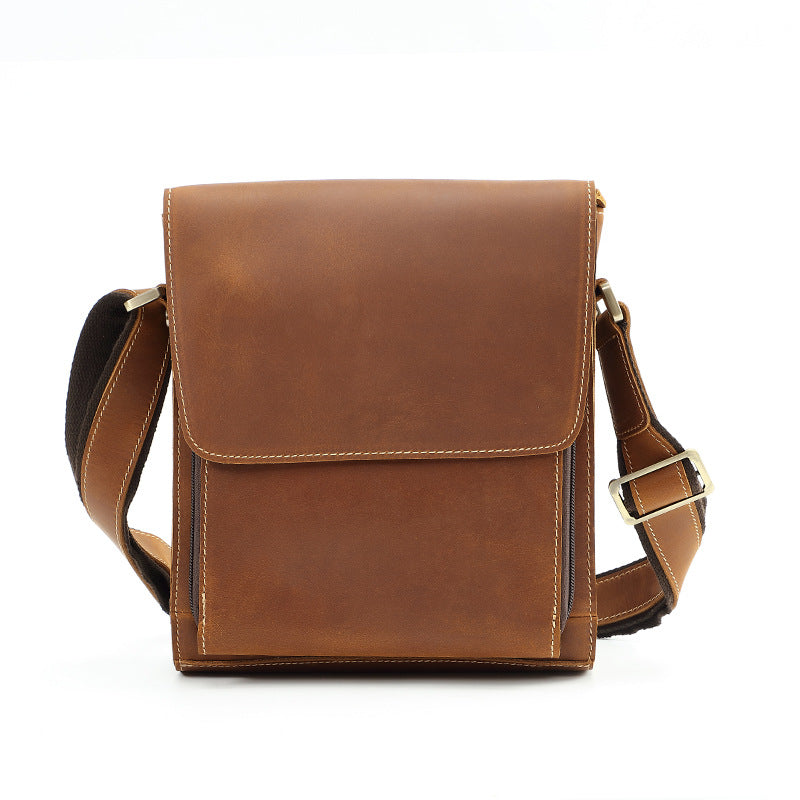 Men's Business First Layer Cowhide Crazy Horse Men's Handbags