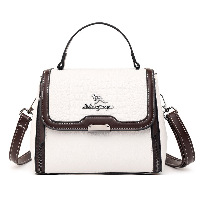 Women's Pattern Large Capacity Fashion Textured Doctor Shoulder Bags