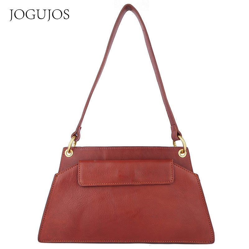 Women's Underarm Commute Leisure Fashion Genuine Leather Shoulder Bags