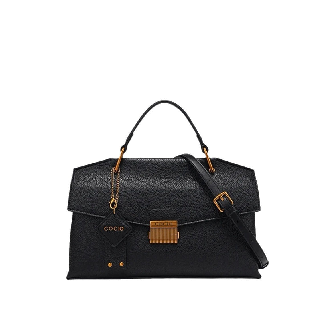 Women's Advanced Texture Himalayan White Portable Handbags