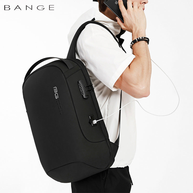 Men's Slouchy Classy Simple Business Car Backpacks