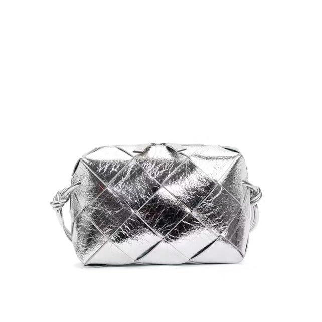 Women's Niche High-grade Genuine Leather Diamond Pattern Crossbody Bags