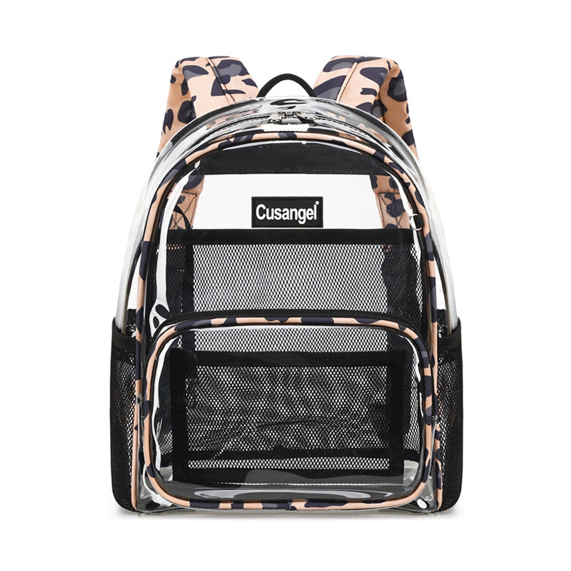 Women's Large Capacity Transparent Fashion Jelly Waterproof Backpacks
