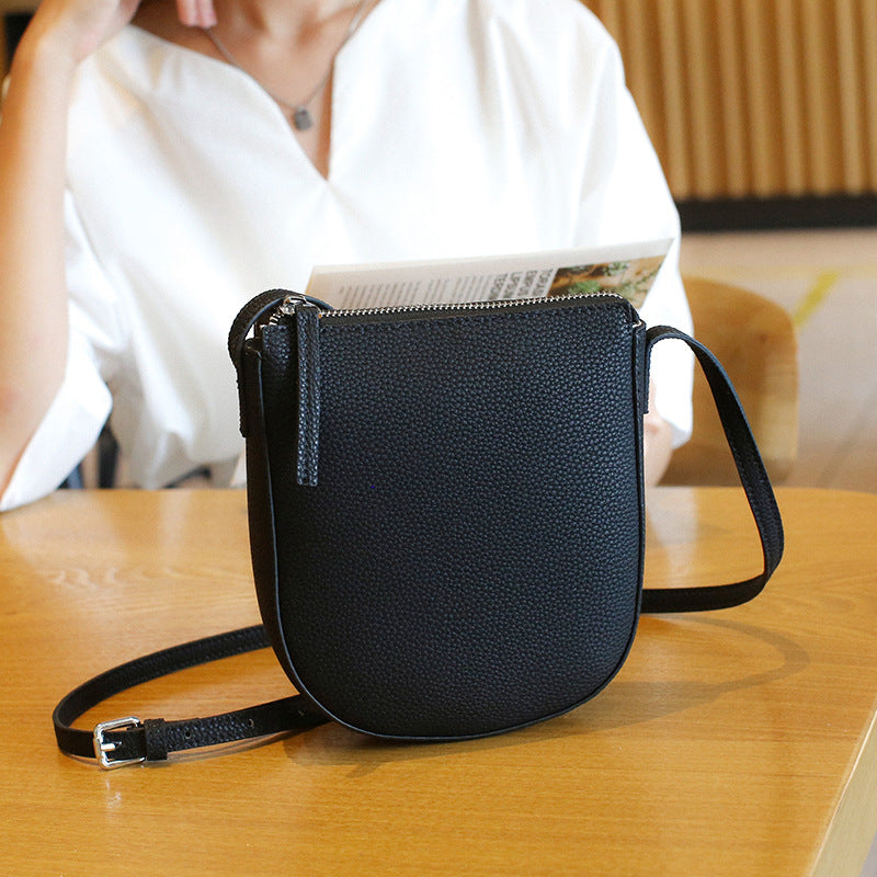 Women's Genuine Leather Design Shell Mobile Fashion Crossbody Bags