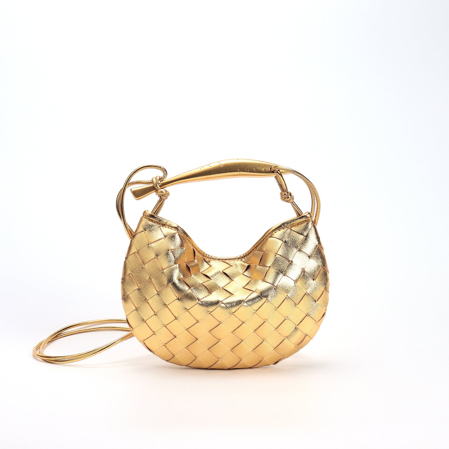 Women's Second Generation Sardine Woven Fashion Cattlehide Handbags