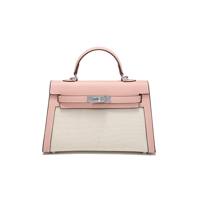 Women's Large Capacity Fashion Portable Contrast Color Bags
