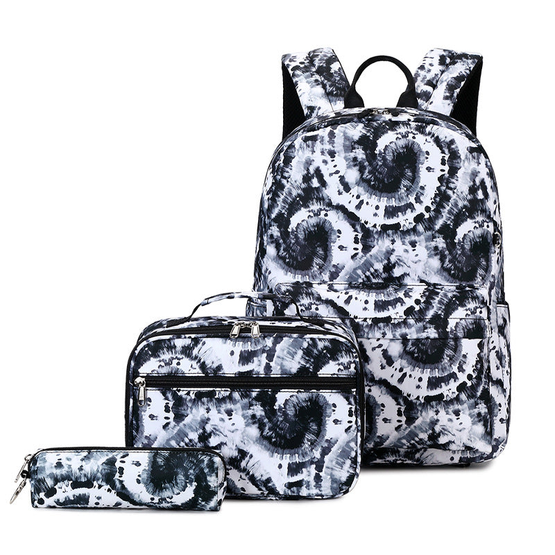Women's Three-piece Cow Style High Waterproof Rucksack Backpacks