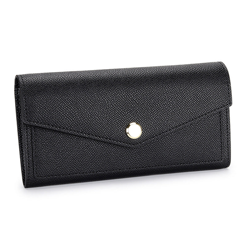 Women's Print Long Fashion Color Contrast Clutch Ladies Wallets