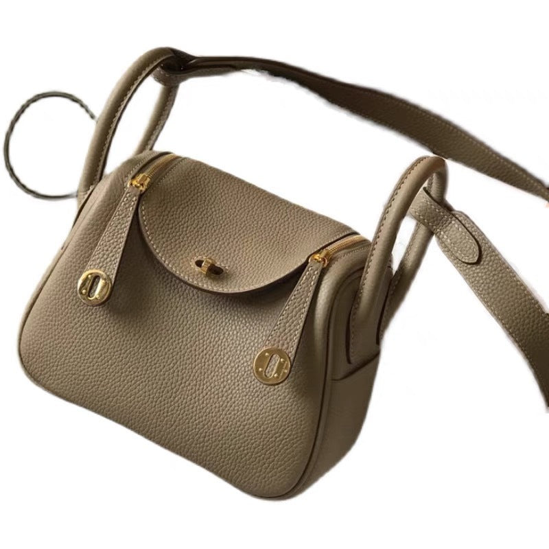 Women's Lindi Layer Cowhide Leather Doctor Elegant Crossbody Bags