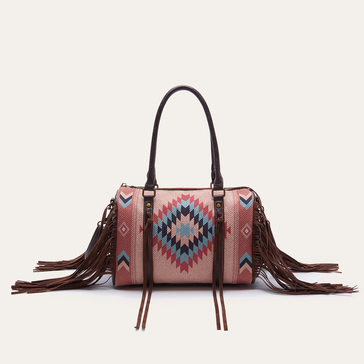 Retro Bohemian Hand-woven Tassel Cotton Linen Crossbody Bags