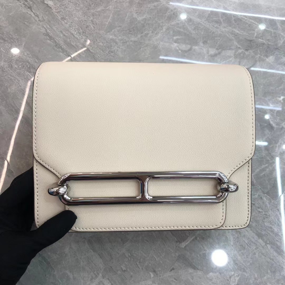 Women's Nose Lychee Pattern Cattlehide Leather Fashion Shoulder Bags