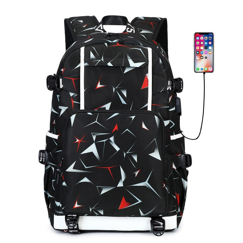 Printable Cartoon Junior High Printed Fashion Backpacks