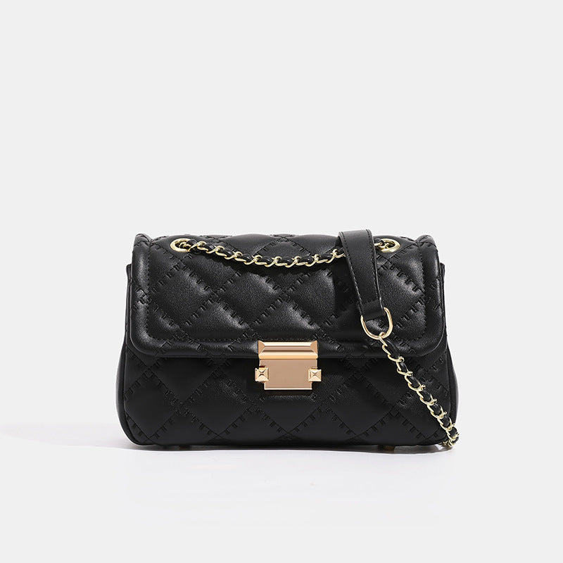 Women's Comfortable Genuine Leather Fashion Chain Bags