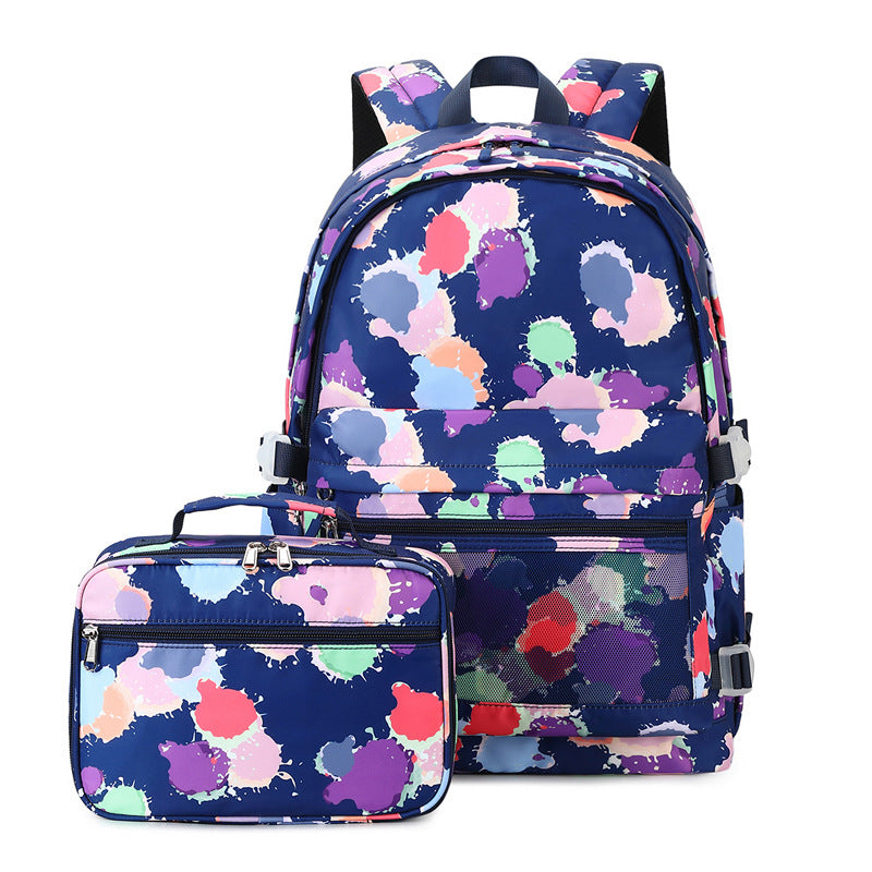 Wind Two-piece Sweet Lady High Printing Backpacks