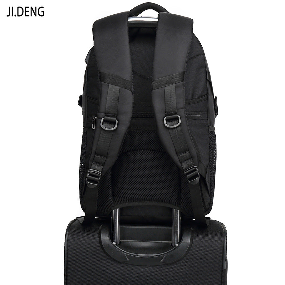 Men's Korean Style Business Commuter Large Capacity Backpacks