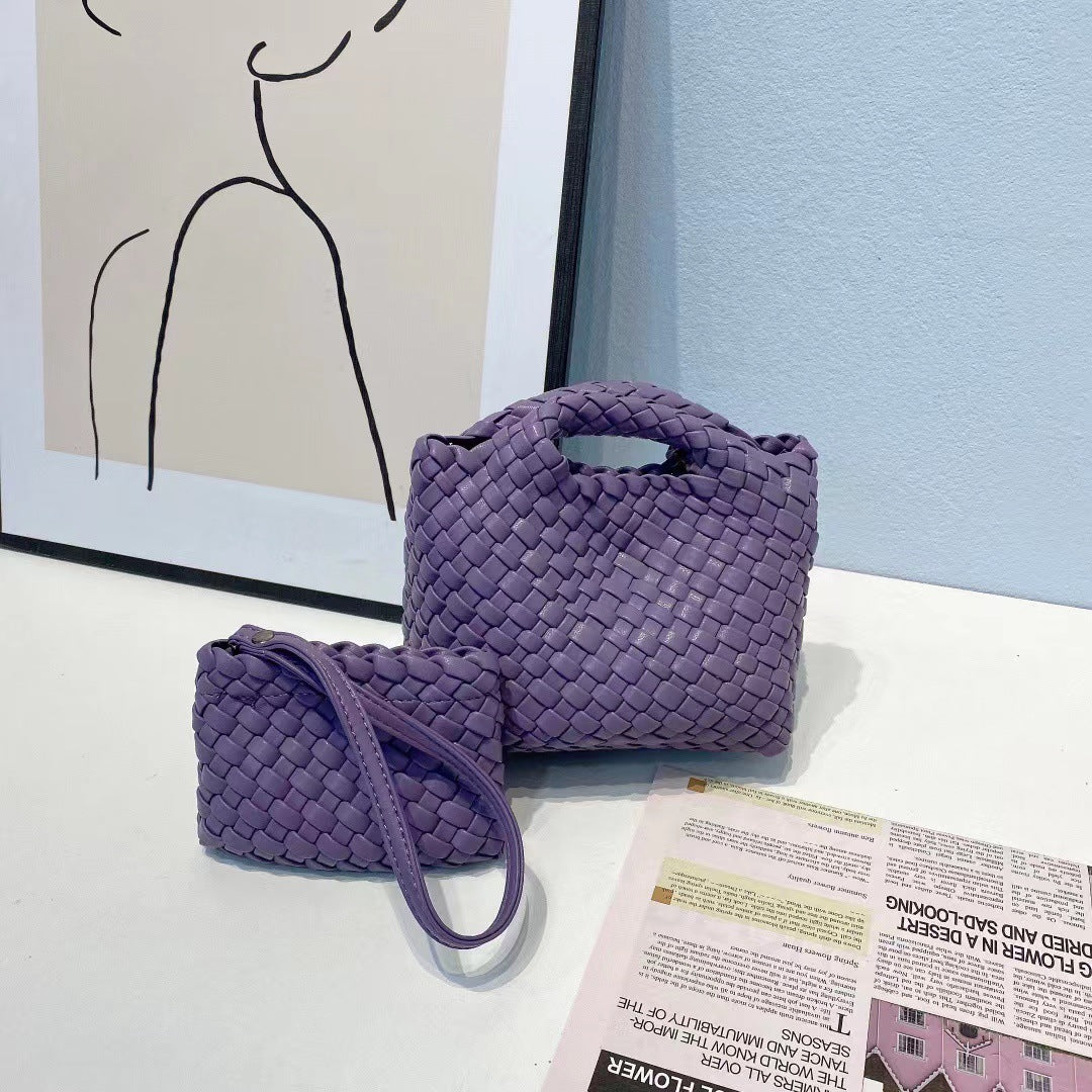 Woven Handmade Mini Portable Vegetable Basket Bags