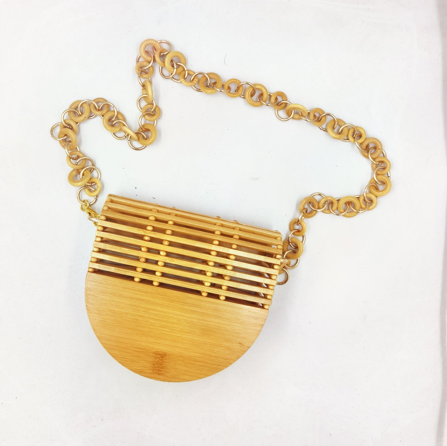 Fashion Bamboo Woven Rattan Straw Beach Handbags