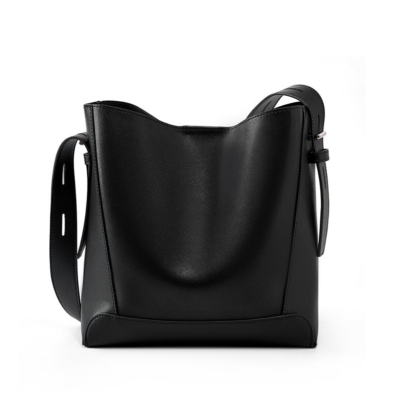 Women's Selection Of Niche High-grade Genuine Leather Cowhide Shoulder Bags