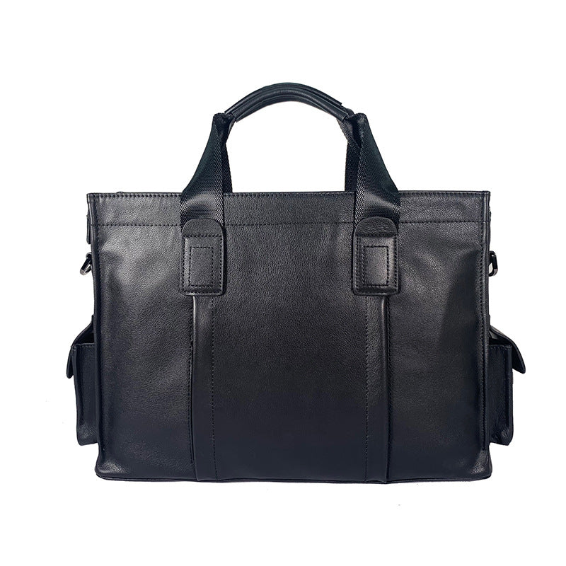 Men's Quality Leather First Layer Cattlehide Fashion Men's Handbags
