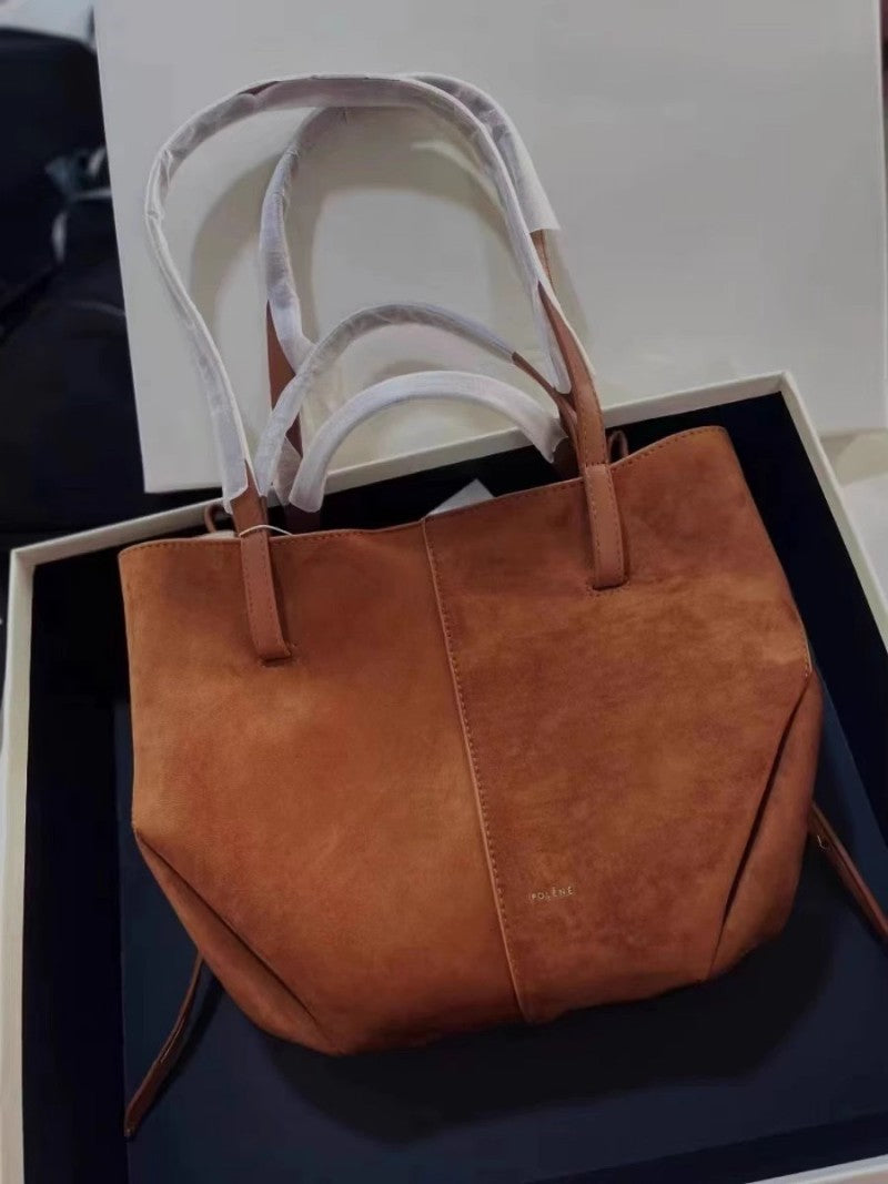 Genuine Leather Magnetic Large Shopping Wings Style Shoulder Bags
