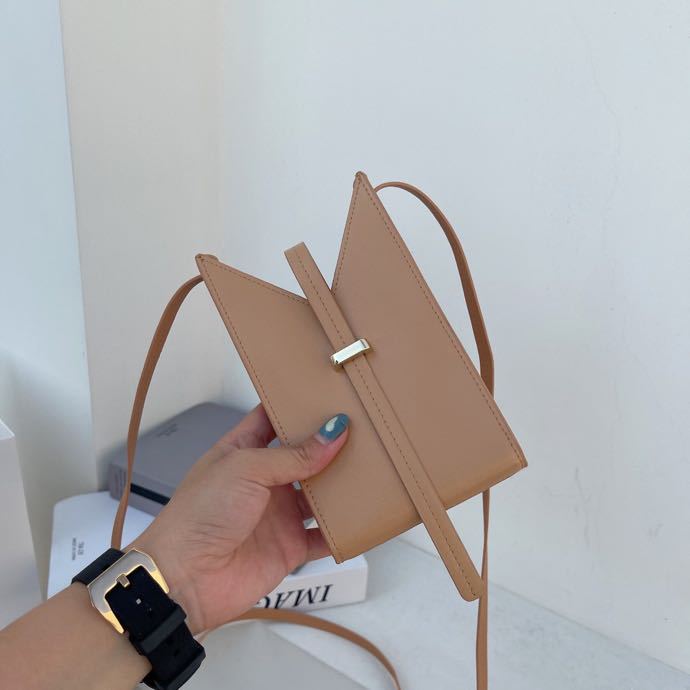 Women's Simple Contrast Color Single Niche Matching Mobile Ladies Wallets