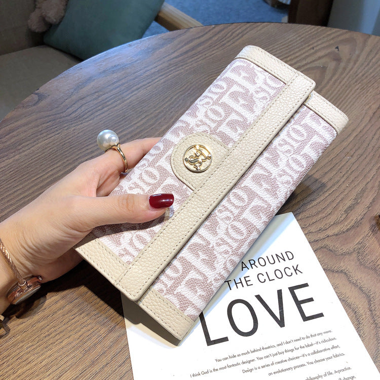 Women's Long Leather Large Capacity Mobile Fashion Ladies Wallets