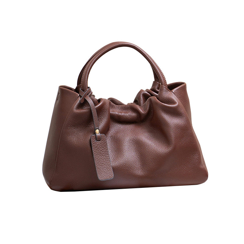 Women's Genuine Leather High-grade First Layer Cowhide Shoulder Bags