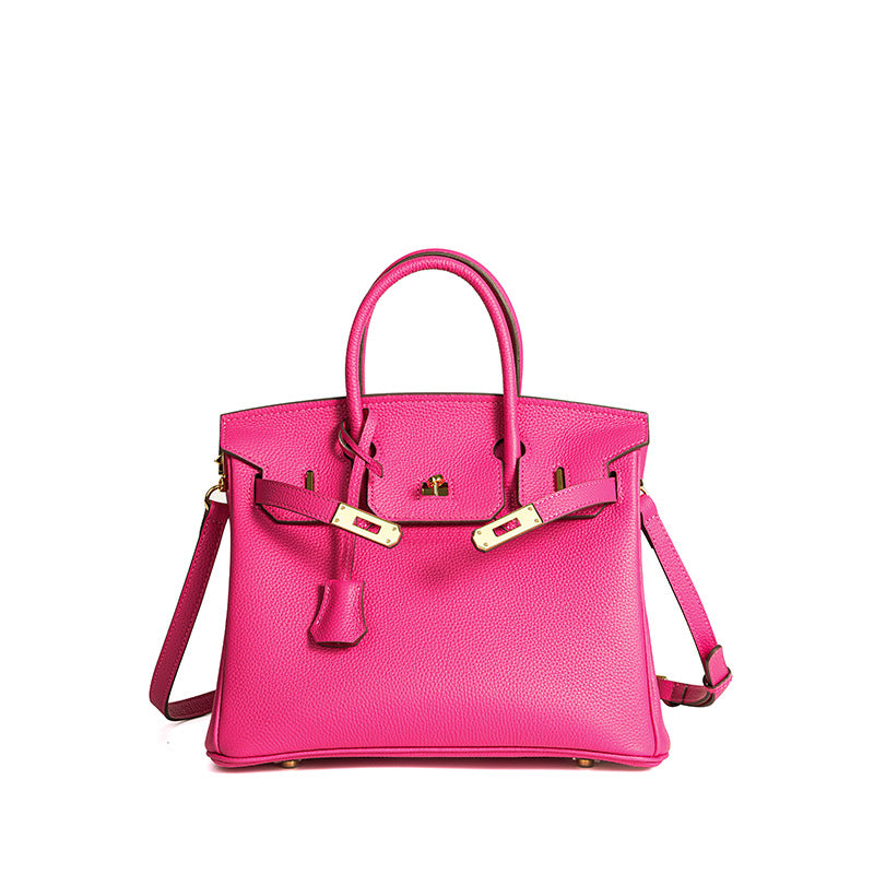 Women's Wax Line First Layer Cowhide Handmade Handbags
