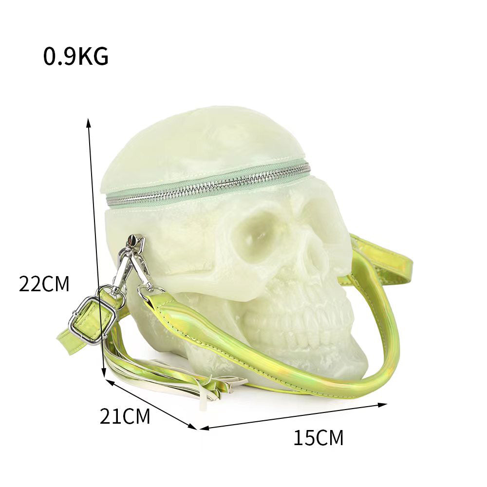 Luminous Skull Hand Punk Fluorescent Dark Handbags