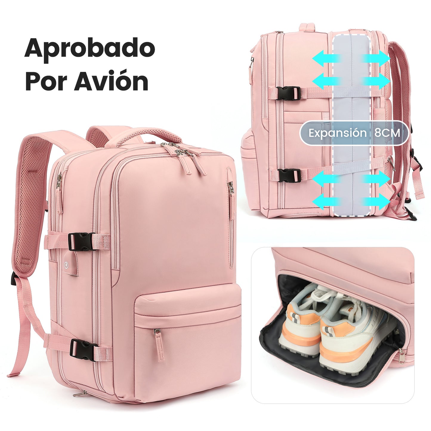 Women's & Men's & Expansion Simple Leisure Large Capacity Backpacks