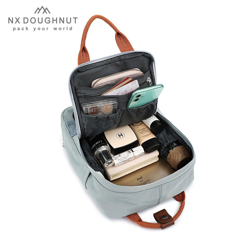 Version Doughnut Size Shopping Cute Leisure Backpacks