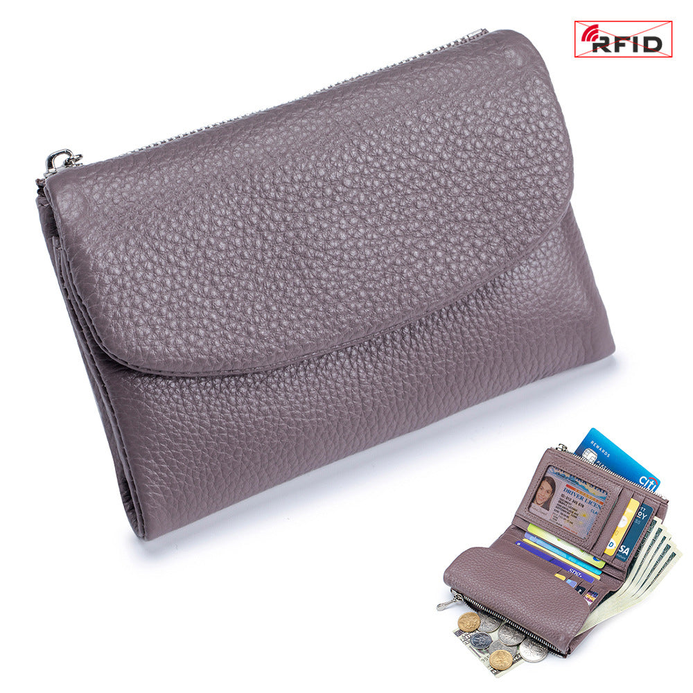 Women's Fashion Short Soft Textured Large Capacity Ladies Wallets