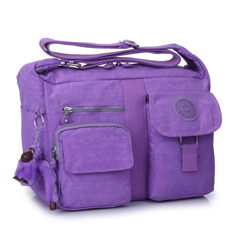Women's Glamorous Distribution Monkey Large Nylon Crossbody Bags
