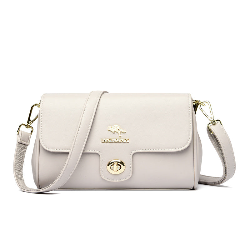 Mom Korean Simple Large Capacity Solid Crossbody Bags
