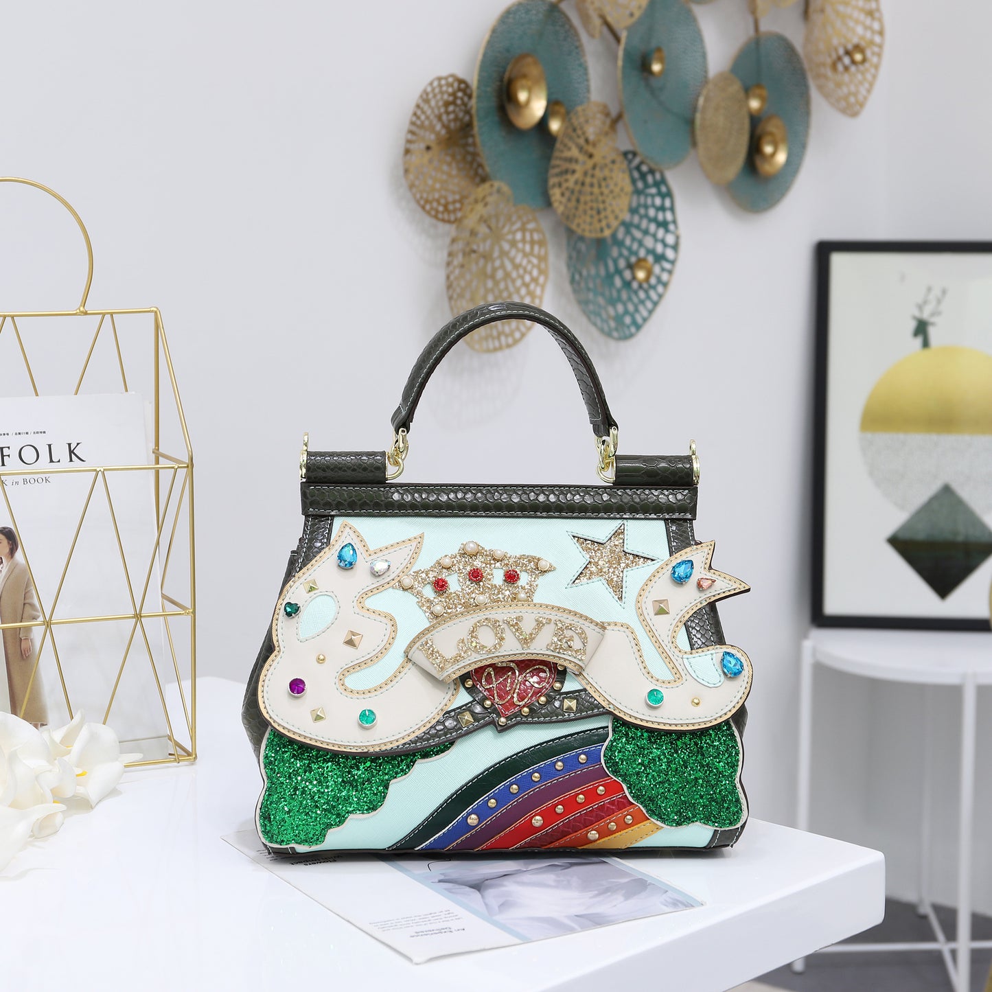 Women's Heavy Handmade Light Luxury Banquet Daily Handbags