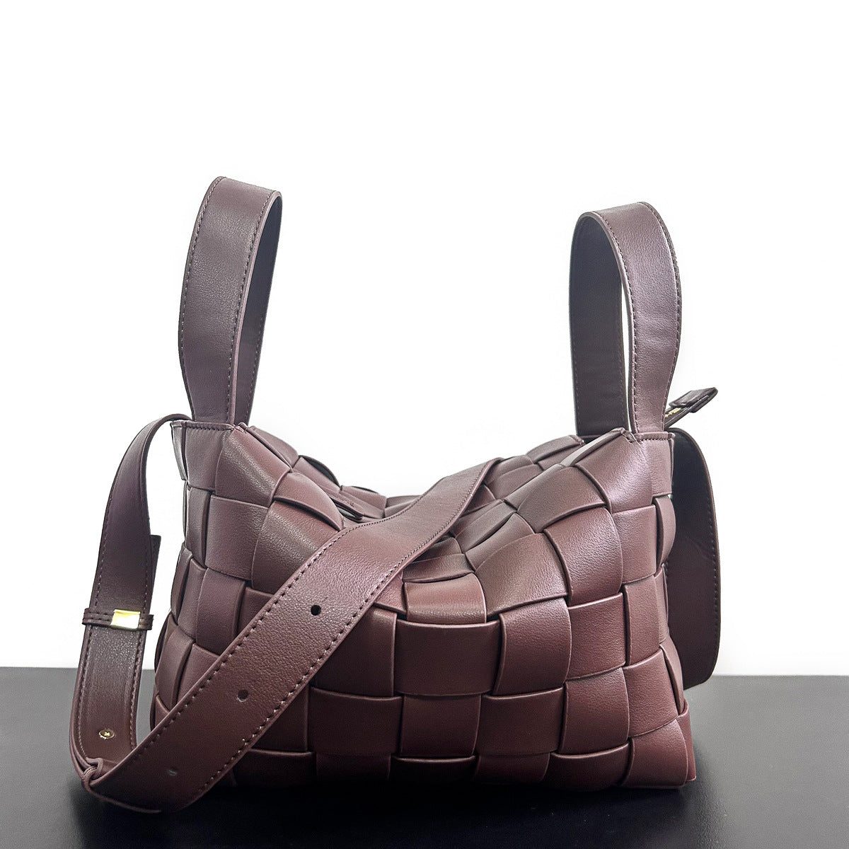 Women's First Layer Cowhide Elegant Fashionable Large Bags