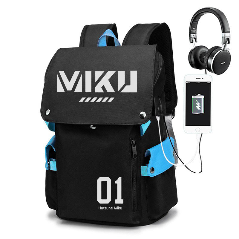 Joint Name Cartoon Male Junior High Backpacks